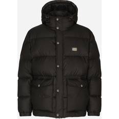 Dolce & Gabbana Hombre Ropa de abrigo Dolce & Gabbana Logo Down Jacket Black Men's