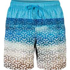 Beige - Men Swimwear Arena Swimming Boxer Shorts - Multicolore