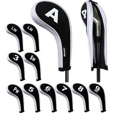 Andux Andux Number Print Golf Iron Club Head Covers Long Neck 12pcs/Set