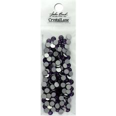 Purple DIY John Bead Crystal Lane Flat Back Rhinestones Light Violet, 4.7 mm, Package of 144