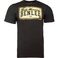 60 - Hombre Camisetas Benlee Camiseta Boxlabel - Black/Yellow