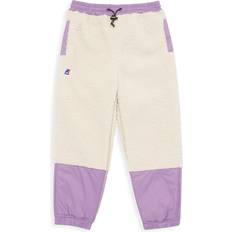 K-Way Kids Purple & Off-White Paneled Lounge Pants 10Y