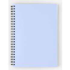 Office Supplies Famgem Spiral Notebook Periwinkle Blue Solid Color A5 120