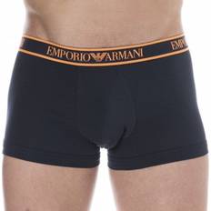 Emporio Armani Orange Men's Underwear Emporio Armani Core Logoband Cotton Boxer Briefs Navy Orange