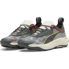 Puma Voyage Nitro 3 Women's Shoes - Mineral Grey/Active Red/Lime Pow