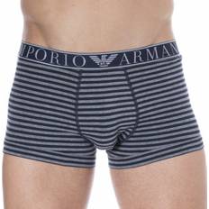 Emporio Armani Yarn Dyed Boxer Briefs Navy Grey Stripe