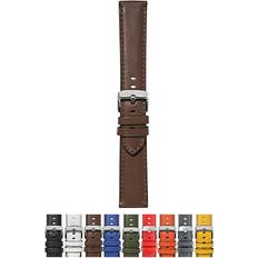 Morellato Croquet Ec Genuine Leather Dark Brown 20mm Chrome-plated Buckle EASY CLICK Collection