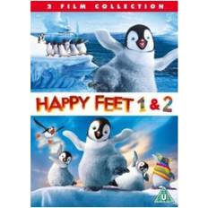 Movies Happy Feet 1 & 2 DVD 2012 George Miller, Coleman DIR Cert U 2 Discs