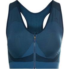 Trainingsbekleidung - Türkis BHs Odlo Damen BH Sports Bra SEAMLESS HIGH Blau