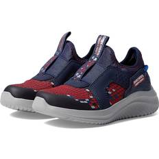 Sneakers Skechers Boy's Ultra Flex 3.0 Triple Pointz Slip-On Shoes Navy/Red Textile/Synthetic Machine Washable Navy/Red