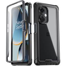 Poetic Guardian Case for Oneplus Nord N30 5G Clear Case with Built-in Screen Protector Black/Clear