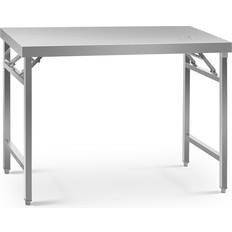 Royal Catering Rostfri Arbetsbänk Hopfällbar 120 x 70 cm RCAT-120/70KE