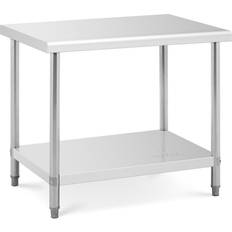 Arbetsbänkar på rea Royal Catering Rostfri Arbetsbänk 100 x 70 cm 95 kg