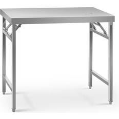 Royal Catering Stainless Steel Folding Work Table 60 x 100 cm