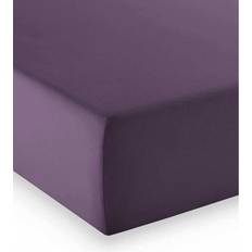 Purple Bed Sheets Fleuresse Jersey-Elasthan Bettlaken Violett (200x)