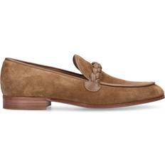 Gianvito Rossi Sko Gianvito Rossi Uld Stilfulde Loafers Uld - Brun