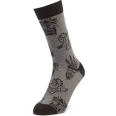 Crash Bandicoot All Over Print Socks - Grey