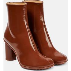 Lack Ankelboots Bottega Veneta Patent leather ankle boots brown