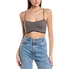 Cable Wool-Blend Bra