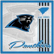 Album Design Carolina Panthers Wood Sign 10 x 10 in