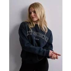 Aim'n Tröjor aim'n Navy Varsity Sweatshirt Träningskläder Dam Blå