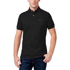 Tommy Hilfiger Men Polo Shirts Tommy Hilfiger Men's Big & Tall Classic-Fit Ivy Polo - Black