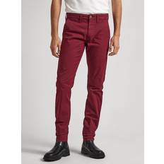 Rouge Jeans Pepe Jeans Pantalon Chino Charly - Rouge