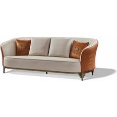 JVMoebel Upholstery Textile Sofa 226cm 3-Sitzer