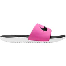 Nike Boys Slippers Children's Shoes Nike Kawa Slides PS/GS - Laser Fuchsia/White/Black