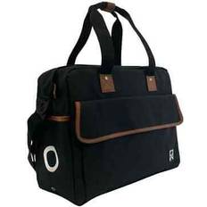 Willex Bicycle Pannier 19 Black and Brown Single Bicycle Bag Shopper Bag