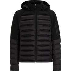 HUGO BOSS Men Jackets HUGO BOSS Men's Detachable Hood Water-Repellent Jacket Black Black