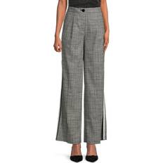 Pants Karl Lagerfeld Paris Women's Side Stripe Wide Leg Trousers Black