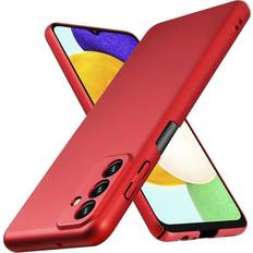 Accessori per cellulari Cadorabo METAL RED Case for Samsung Galaxy A13 5G Cover Matt Protection Hard Case Shockproof hard case in metal look Red