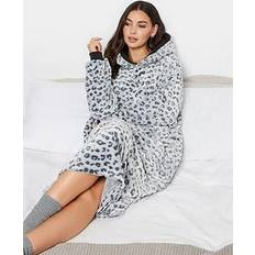 LTS Long Tall Sally Animal Snuggle Hoodie, Grey, Women Grey