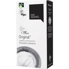 Fair Squared Original Regular Condoms Vegan Friendly 40 Condoms Natural