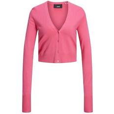 Purple - Women Cardigans JJXX Jxisabel Knitted Cardigan - Carmine Rose