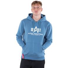 Alpha Industries Tröjor Alpha Industries Basic Hoody Huvtröja för män, ogenomskinlig, Flygvapenblå