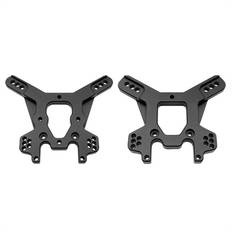 Spactz 2Pcs Metal Shock Tower TKR5428 TKR5429 TKR5401 MT410 for TEKNO ET48.3 RC Car Upgrade Accessories,Black