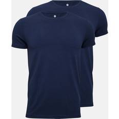 2-pack Bambus, T-shirt o-neck, Navy