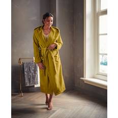 Yellow Robes Rituals Super Smooth Cotton Bathrobe Women Mustard