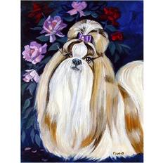 Garden & Outdoor Environment PatioPlus 40 Shih Tzu House Canvas Flag