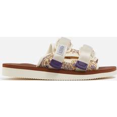 Moto-Cab-Pt05 Printed Nylon Sandals Beige