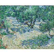 Diamond Paintings Diamond Dotz Â Advanced Olive Orchard apres Van Gogh Facet Art Kit Paint 16.5" x 20.5" MichaelsÂ Multicolor 16.5" x 20.5"