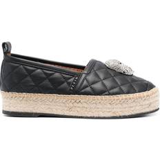 Low Shoes Philipp Plein skull-embellishment quilted espadrilles women Rubber/Calf Leather/Calf Leather Black