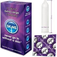 Sexleksaker Skins Extra Large Latex Condoms 100 Pack