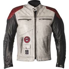 Helstons Tracker Natural leather jacket red