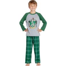 Nightwear Harry Potter Pajamas Little And Big Boys Raglan Shirt And Pants Sleepwear Set- Slytherin, 4T