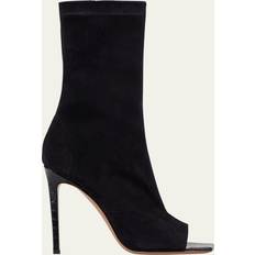 Läder Ankelboots Paris Texas Amanda Suede Ankle Boots - 105mm