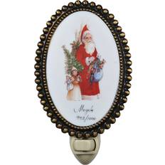 Lighting Meyda Tiffany 107253 Oval Christmas Night the the Love of Santa Collection