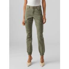 Femme - Vert Jeans Vero Moda Jeans cargo 'VMIvy' - kaki